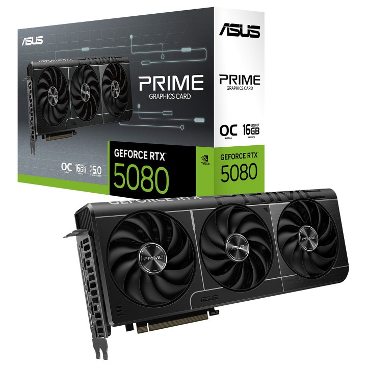 ASUS PRIME GeForce RTX 5080 16GB GDDR7 OC Edition Cartes graphiques...