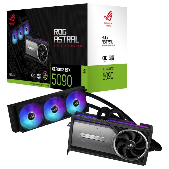 ASUS GeForce ROG Astral LC GeForce RTX 5090 32GB GDDR7 OC Edition C...