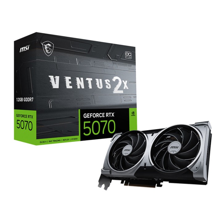 MSI GeForce RTX 5070 VENTUS 2X OC 12Go GDDR7 NVIDIA MSI Maroc