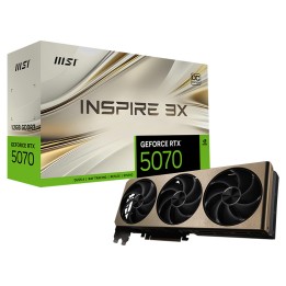 MSI GeForce RTX 5070 12G INSPIRE 3X OC Cartes graphiques MSI Maroc