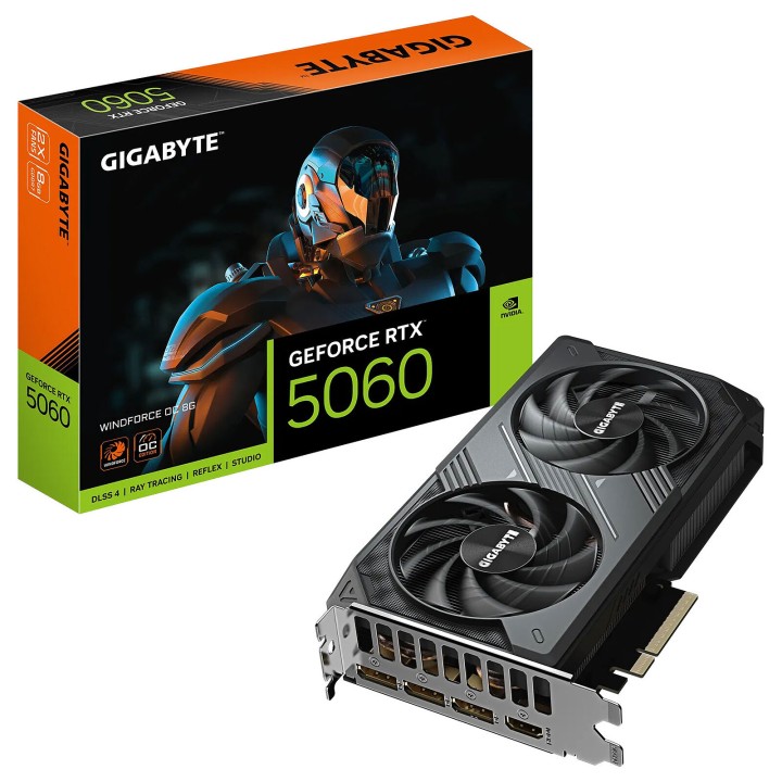 Gigabyte GeForce RTX 5060 WINDFORCE OC 8Go GDDR7 Cartes graphiques ...