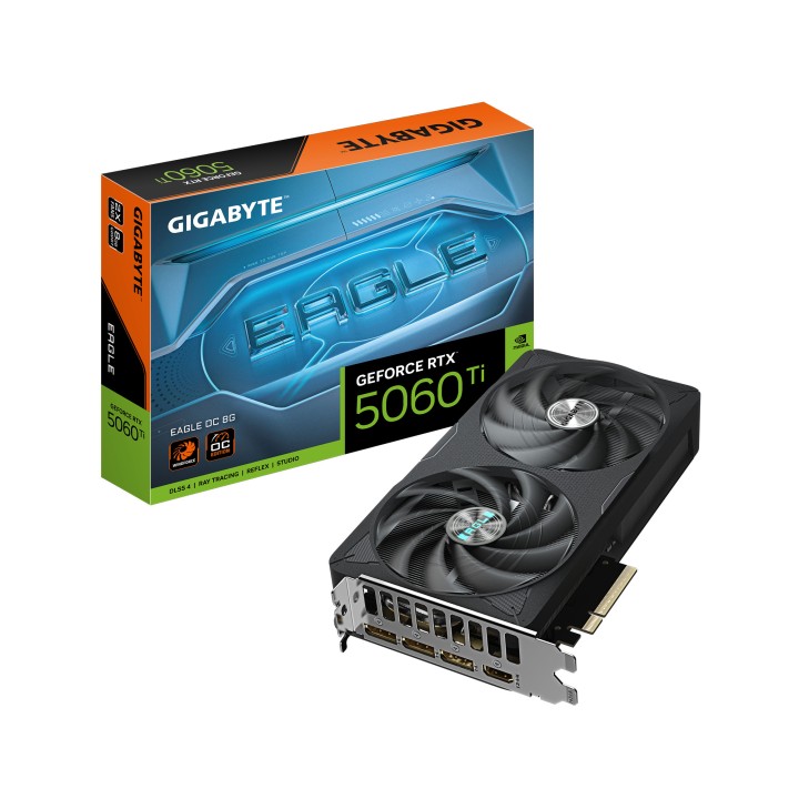 Gigabyte GeForce RTX 5060 Ti EAGLE OC 8G Cartes graphiques Gigabyte...