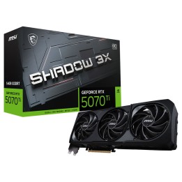 MSI GeForce RTX 5070 Ti 16Go GDDR7 SHADOW 3X OC Cartes graphiques M...
