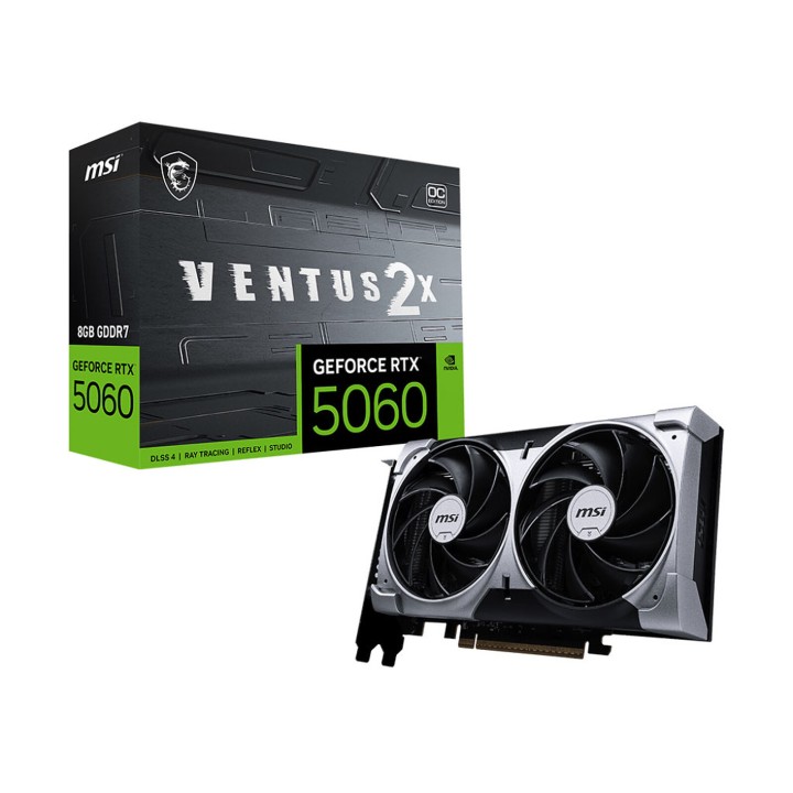 MSI GeForce RTX 5060 8Go GDDR7 VENTUS 2X OC NVIDIA MSI Maroc