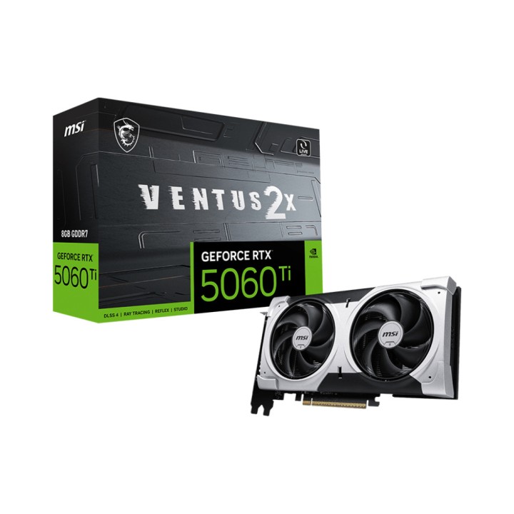 MSI GeForce RTX 5060 Ti 8G VENTUS 2X PLUS Cartes graphiques MSI Maroc