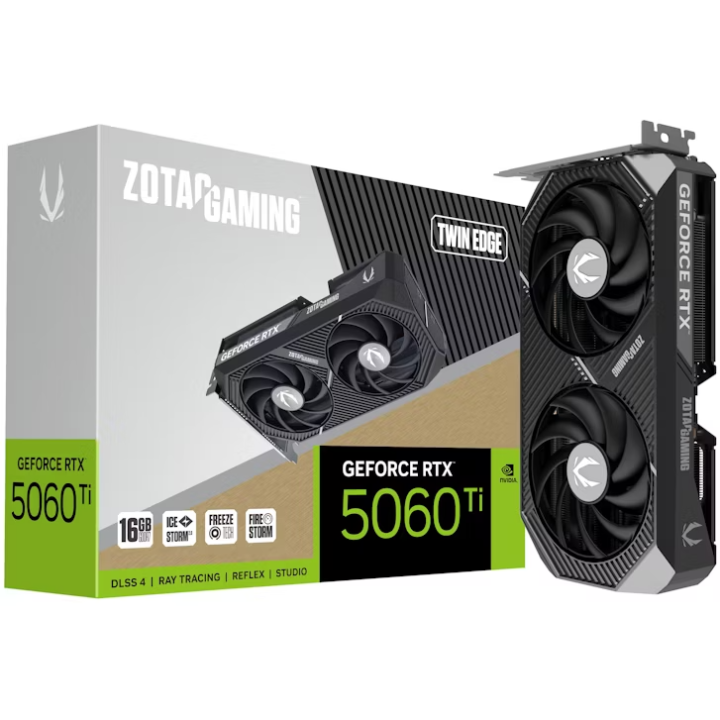 ZOTAC GAMING GeForce RTX 5060 Ti 16Go GDDR7 Twin Edge NVIDIA Zotac ...