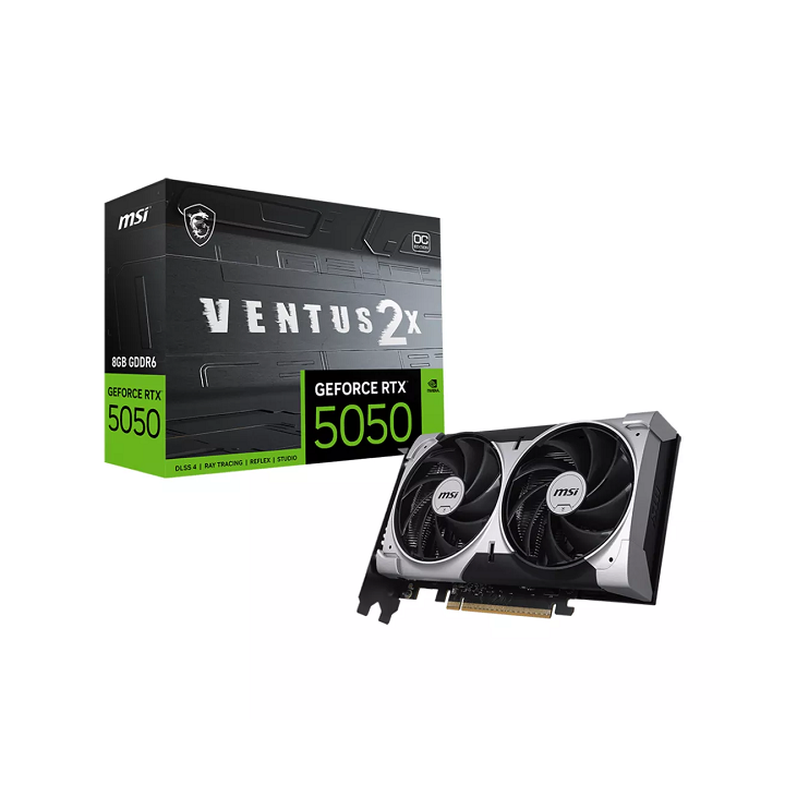 MSI GeForce RTX 5050 8G VENTUS 2X OC Cartes graphiques MSI Maroc