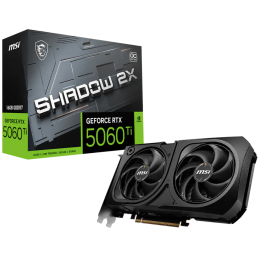 MSI GeForce RTX 5060 Ti 16Go GDDR7 SHADOW 2X OC PLUS (BULK) Cartes ...