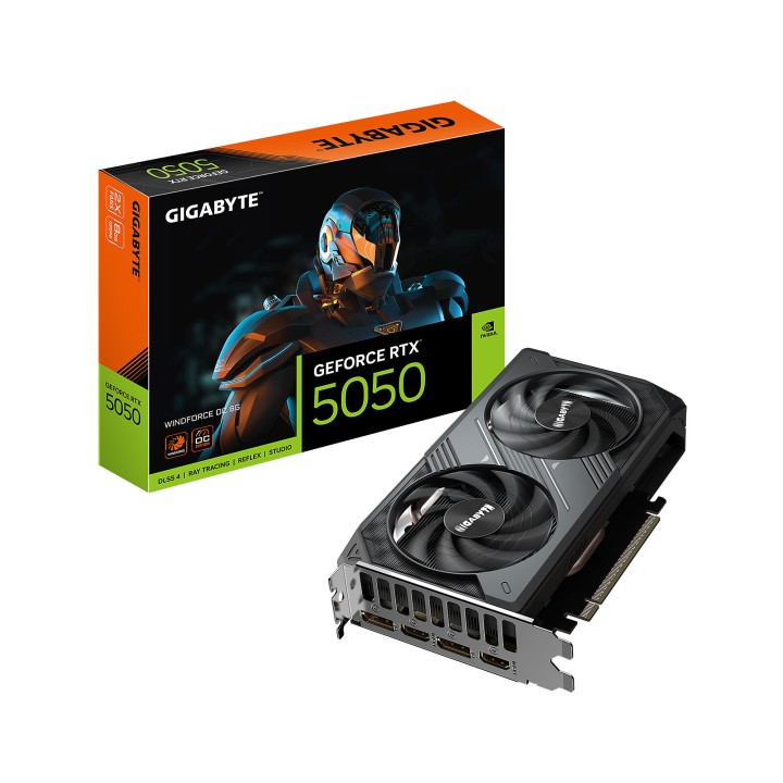 Gigabyte GeForce RTX 5050 WINDFORCE OC 8G Cartes graphiques Gigabyt...