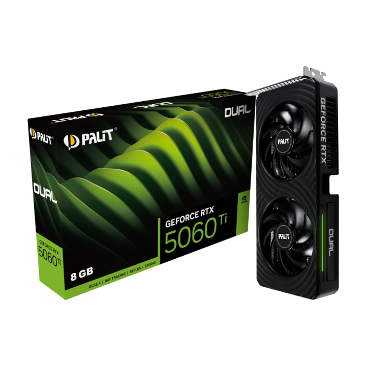PALIT GeForce RTX 5060 Ti 8GB Dual GDDR7 NVIDIA Palit Maroc