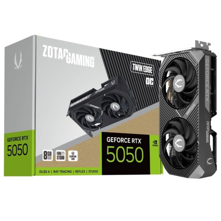 ZOTAC Gaming GeForce RTX 5050 8Go GDDR6 Twin Edge OC NVIDIA Zotac M...