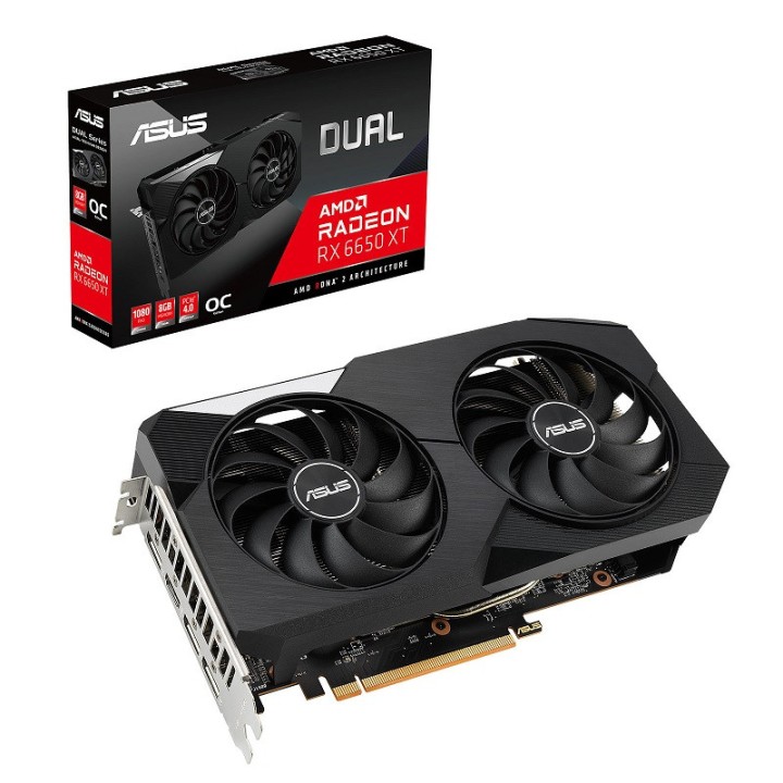 ASUS Radeon RX 6650 XT DUAL OC 8GB GDDR6 Cartes graphiques ASUS Maroc