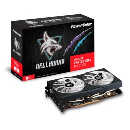 PowerColor AMD Radeon RX 7600 OC Hell Hound 8GB GDDR6 Cartes graphi...