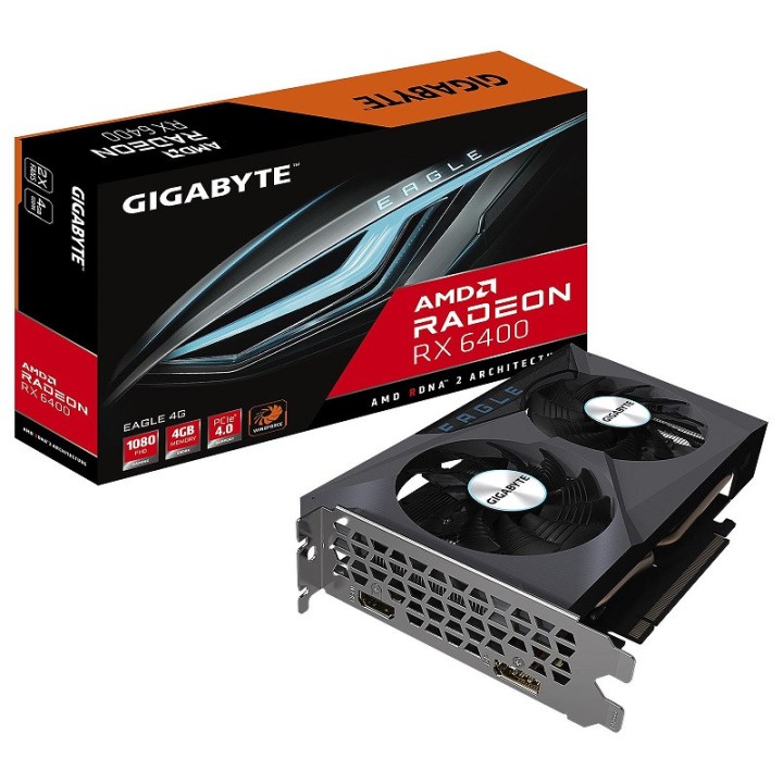 Gigabyte AORUS Radeon RX 6400 EAGLE 4GB GDDR6 AMD Gigabyte Maroc