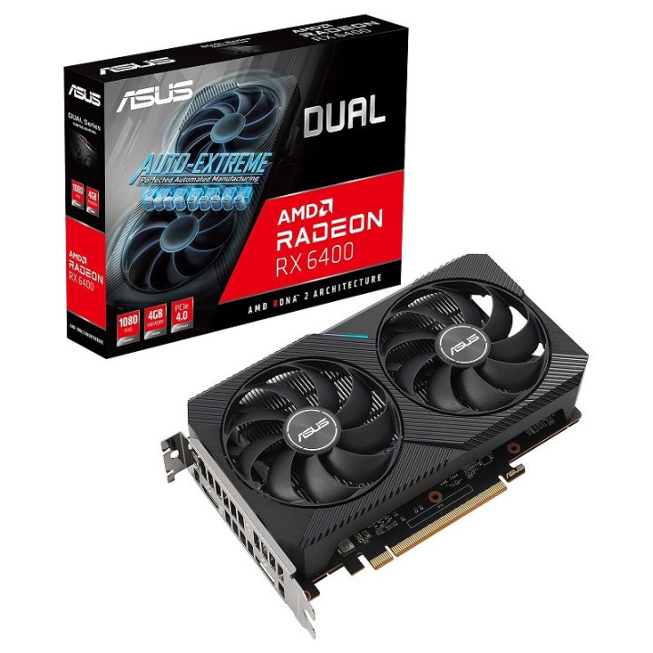 ASUS Radeon RX 6400 DUAL 4GB GDDR6 AMD ASUS Maroc