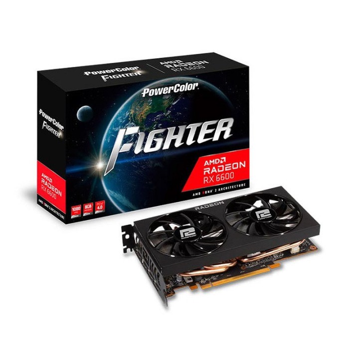 PowerColor Fighter AMD Radeon RX 6600 8GB GDDR6 AMD Powercolor Maroc