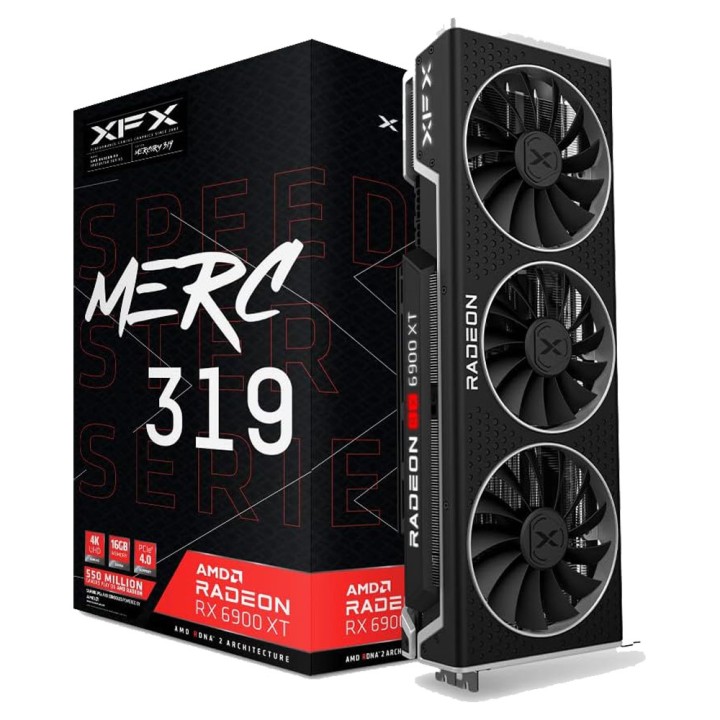 XFX AMD Radeon RX 6900 XT Speedster MERC 319 Black 16Go GDDR6 AMD X...