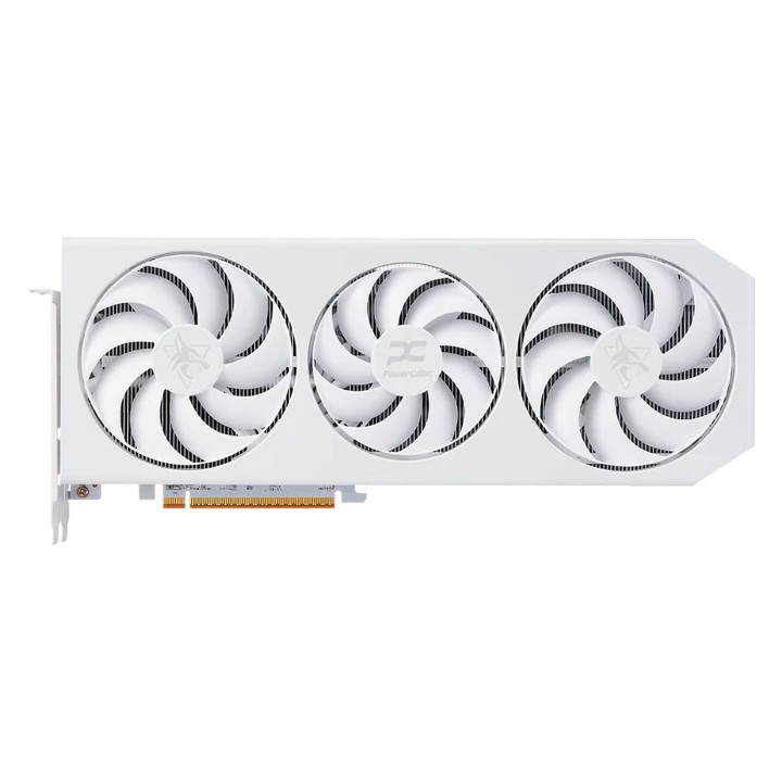PowerColor Hellhound Spectral White AMD Radeon RX 9070 XT 16GB OC A...