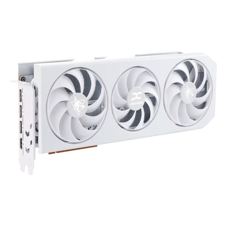 PowerColor Hellhound Spectral White AMD Radeon RX 9070 XT 16GB OC A...