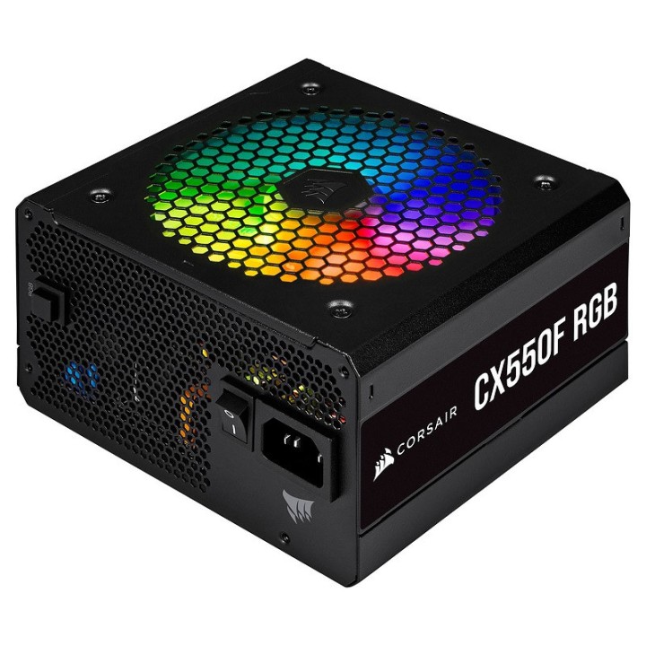 Corsair CX550F RGB 80PLUS Bronze (Noir) Alimentations PC Corsair Maroc