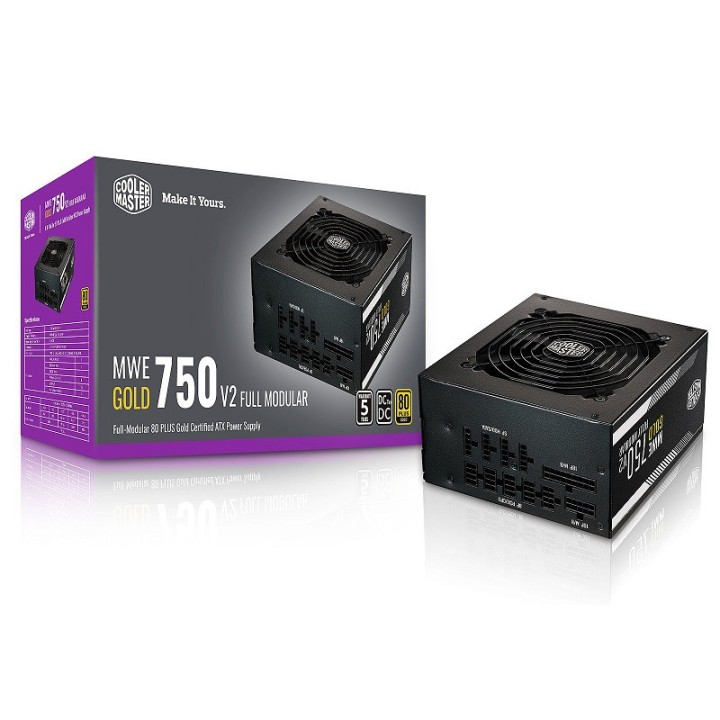 Cooler Master MWE Gold 750 Full Modular V2 80PLUS GOLD 750W Aliment...