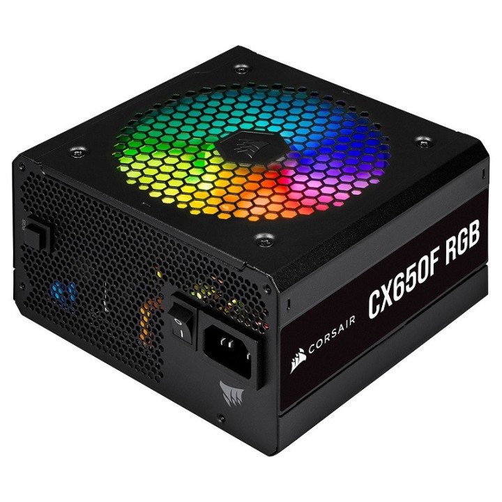 Corsair CX650F RGB 80PLUS Bronze (Noir) Alimentations PC Corsair Maroc