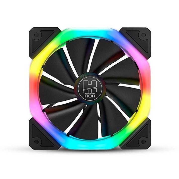 Nox D-Fan Dual Ring Rainbow RGB Ventilateurs boîtier NOX Maroc