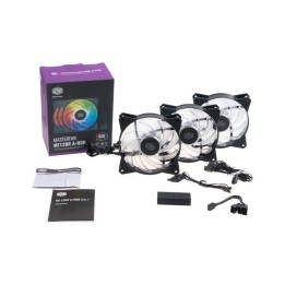 Cooler Master MasterFan MF120R ARGB 120mm 3in1 (Pack+contrôleur) Ve...