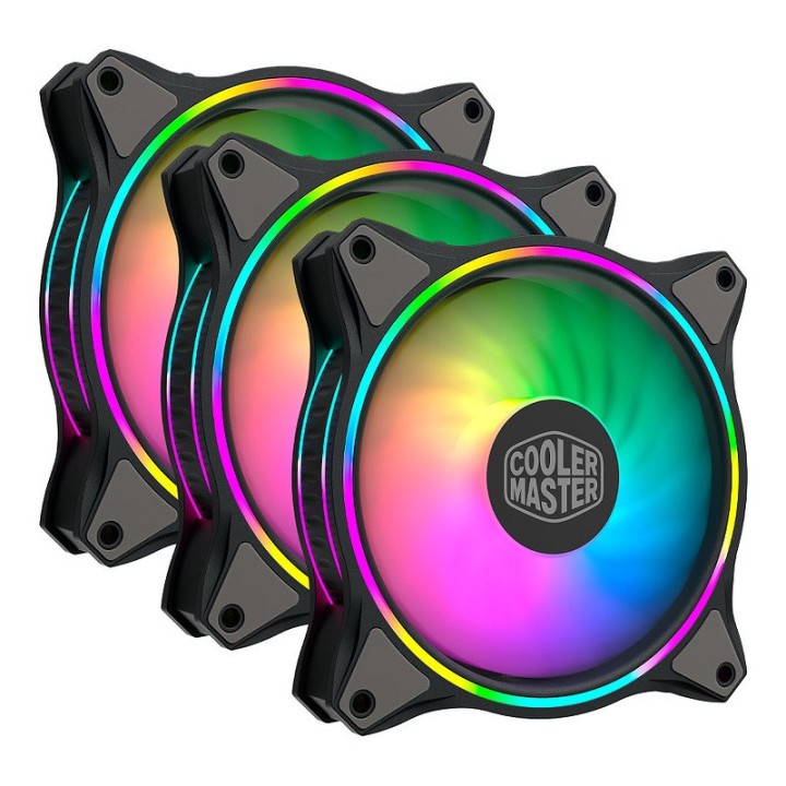 Cooler Master MasterFan MF120 Halo ARGB (x3) Ventilateurs boîtier C...