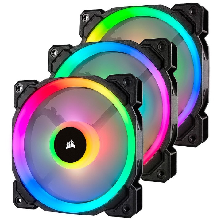 Corsair LL Series LL120 RGB Triple Pack Noir Ventilateurs boîtier C...