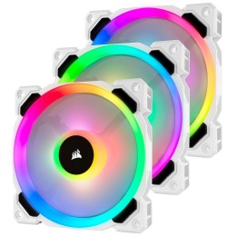 Corsair LL Series LL120 RGB Triple Pack Blanc Ventilateurs boîtier ...