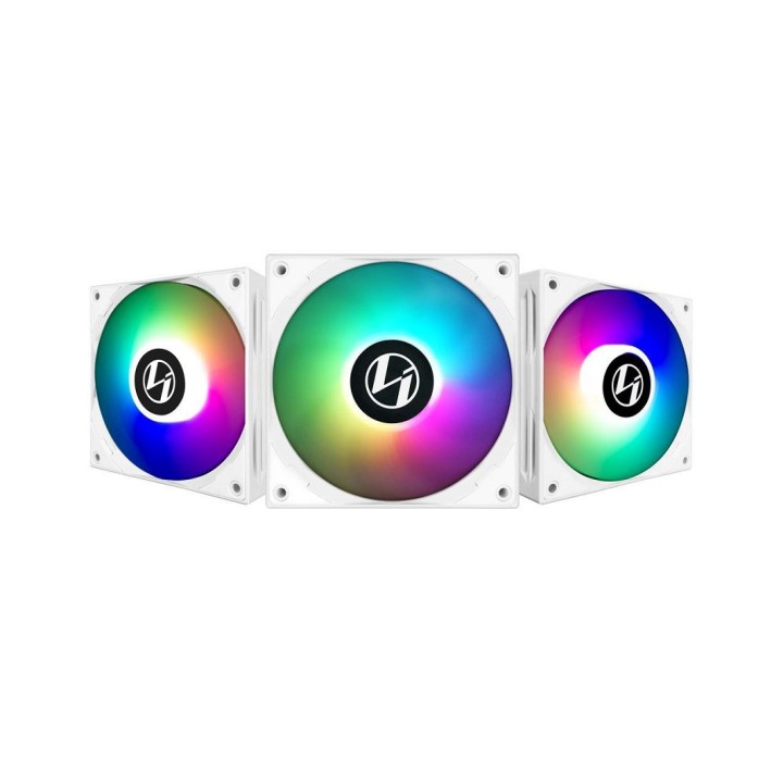Lian Li ST120 ARGB PWM (Triple Pack) Blanc Ventilateurs boîtier Lia...