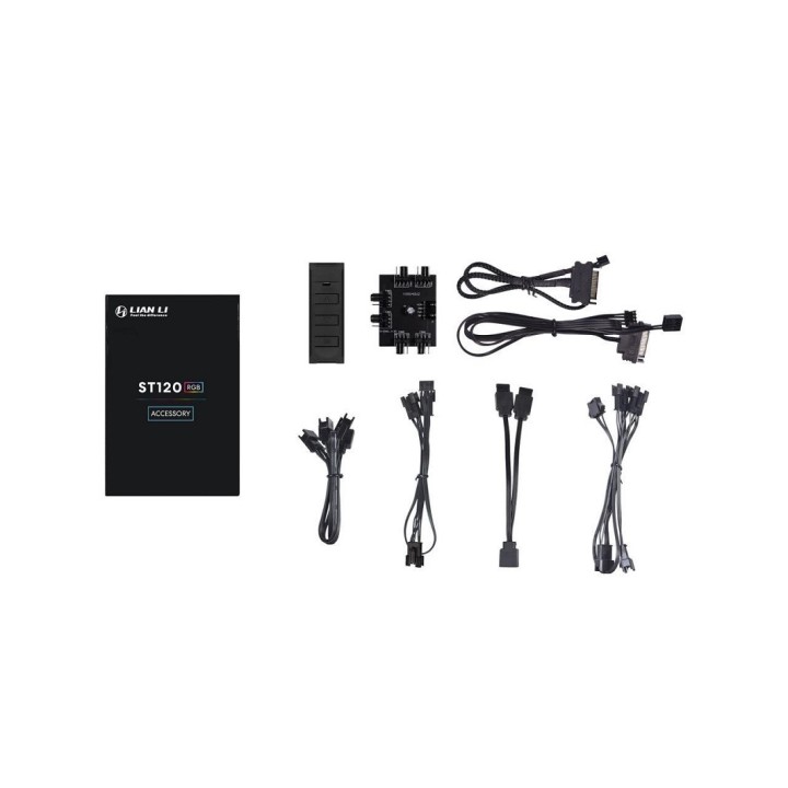 Lian Li ST120 ARGB PWM (Triple Pack) Noir Ventilateurs boîtier Lian...