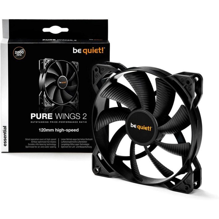 be quiet! Pure Wings 2 120mm High-Speed Ventilateurs boîtier be qui...