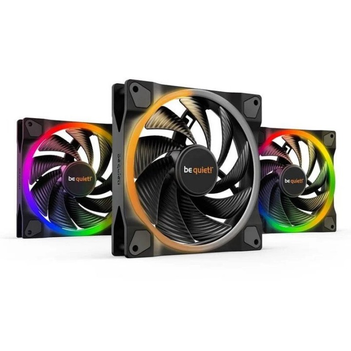 be quiet! Light Wings 120 mm PWM High Speed ARGB Triple Pack Ventil...