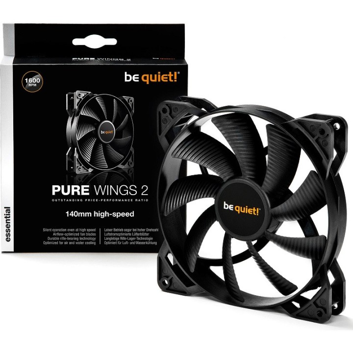 be quiet! Pure Wings 2 140mm High-Speed Ventilateurs boîtier be qui...