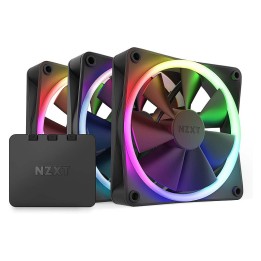 NZXT F120 RGB Triple Pack Black Ventilateurs boîtier NZXT Maroc