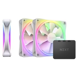 NZXT F120 RGB Duo Triple Pack White Ventilateurs boîtier NZXT Maroc
