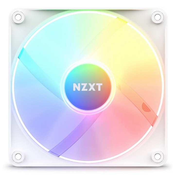 NZXT F120 Core RGB Triple Pack White Ventilateurs boîtier NZXT Maroc