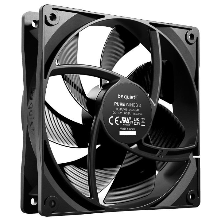 be quiet! Pure Wings 3 120mm Ventilateurs boîtier be quiet! Maroc
