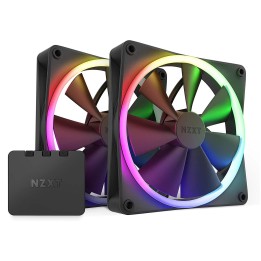 NZXT F140 RGB Twin Pack (Noir) Ventilateurs boîtier NZXT Maroc