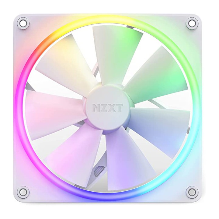 NZXT F140 RGB Twin Pack (Blanc) Ventilateurs boîtier NZXT Maroc