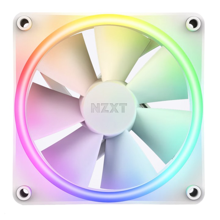 NZXT F120 RGB Duo (Blanc) Ventilateurs boîtier NZXT Maroc