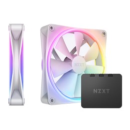 NZXT F140 RGB Duo Twin Pack White Ventilateurs boîtier NZXT Maroc