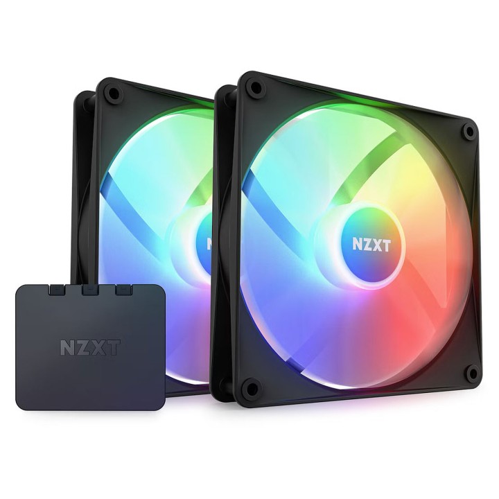 NZXT F140 RGB Core Twin Pack (Black) Ventilateurs boîtier NZXT Maroc