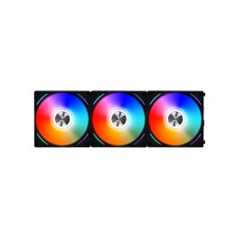 Lian Li Uni Fan AL120 RGB Triple Pack (Black) + Controller Ventilat...