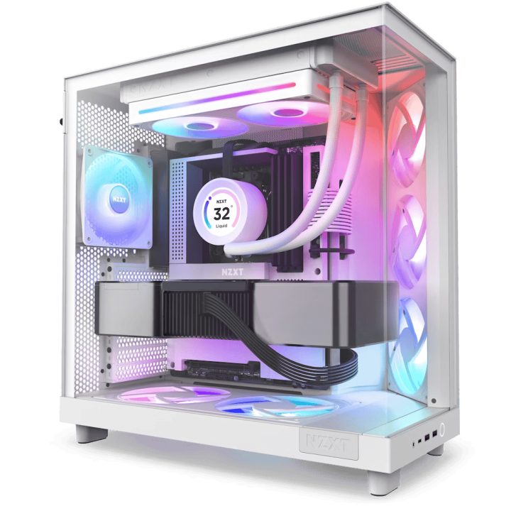 NZXT F240 RGB Core (White) Ventilateurs boîtier NZXT Maroc