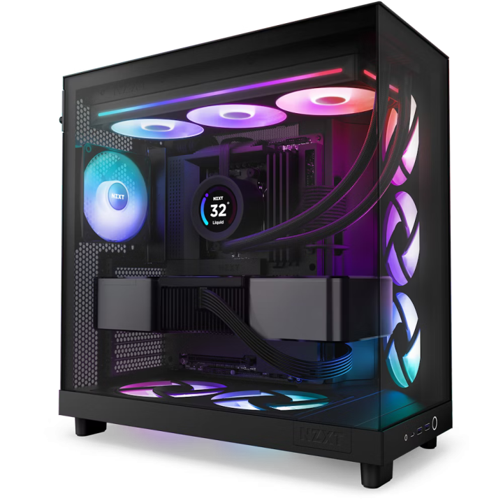 NZXT F360 RGB Core (Black) Ventilateurs boîtier NZXT Maroc
