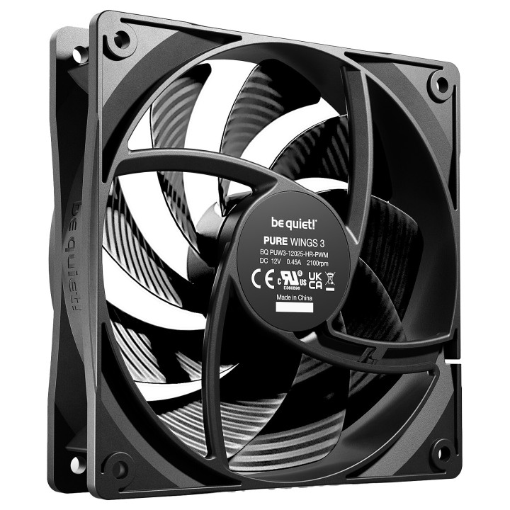 be quiet! Pure Wings 3 120mm PWM high-speed Refroidissement be quie...