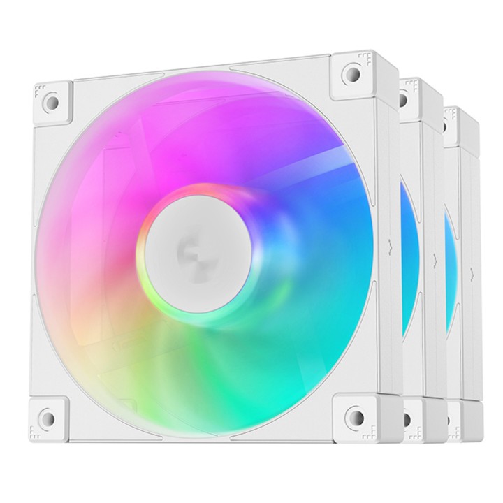 DeepCool FD12 ARGB (Triple Pack) White Refroidissement DeepCool Maroc